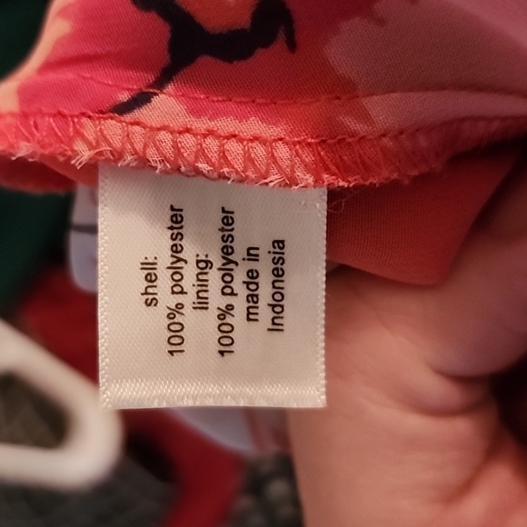 Lane Bryant Red Floral Sleeveless Blouse 18 - Picture 5 of 5